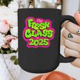 Class Of 2025 Senior Fresh 90s TV Style Retro Graduation Graphic Print Coffee Mug