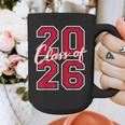 Class Of 2026 Graduation Red With Varsity Letters Graphic Print Coffee Mug