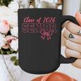 Class Of 2026 Pink Coquette Bow Cap Senior 2026 Graduation Graphic Print Coffee Mug
