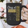 Class Of 2026 Senior 26 High School Graduation -Gold Graphic Print Coffee Mug