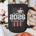 Class Of 2026 Senior Graduation American Flag Senior 2026 Graphic Print Coffee Mug