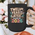 Class Of 2026 Senior Twelve Years Later Sloth Graduation Graphic Print Coffee Mug