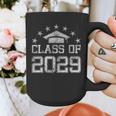 Class Of 2029 Grow With Me Graduation Back To School Graphic Print Coffee Mug