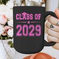 Class Of 2029 Pink Girls Shirt Graduation Graphic Print Coffee Mug