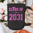 Class Of 2031 Pink Girls Shirt Graduation Graphic Print Coffee Mug