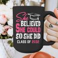 Class Of 2032 She Believed She Could Kids Graduation T-Shirt Graphic Print Coffee Mug