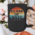 Class Of 2035 Senior Graduate Retro Graduation Graphic Print Coffee Mug