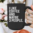 I Like Coffee Introvert Coffee Lovers Sarcastic Humor Graphic Print Coffee Mug