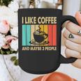 I Like Coffee And Maybe 3 People Introvert Anti-Social Graphic Print Coffee Mug