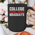 College Final Boss Graduate University Grad Gamer Graduation Graphic Print Coffee Mug