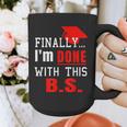 College GraduationShirt Senior Finally Done Graphic Print Coffee Mug
