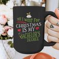 College Student Christmas Bachelors Degree Graduation Graphic Print Coffee Mug