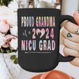 Colorful Proud Grandma 2024 NICU Graduate Baby Graduation Graphic Print Coffee Mug