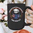 Congratulations Graduate You Did It Class Of 2024 Graduation Graphic Print Coffee Mug