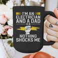 Cool Electrician For Men Dad Professional Electrician Graphic Print Coffee Mug