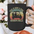 This Is How A Cool Grandpa Rolls Vintage Golf Dad Grandpa Graphic Print Coffee Mug