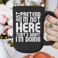 Cool Introvert Just Pretends I'm Not Heres Graphic Print Coffee Mug
