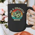 In A Crappie Mood Retro Fishing Sarcastic Dad Graphic Print Coffee Mug