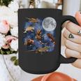 Crested Gecko Moon Retro Reptile Mom Dad Breeder Lover Graphic Print Coffee Mug