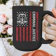 Criminal Justice Major College Student Graduate Graduation Graphic Print Coffee Mug