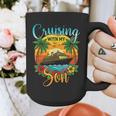 Cruising With My Son Mom Dad Cruise Vacation Matching Graphic Print Coffee Mug