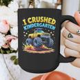 I Crushed Kindergarten Monster Truck Graduation Boys Kids Graphic Print Coffee Mug