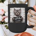 Cute Cat Mugshot Humorous Cat For Cats Lover Cat Mom Cat Dad Graphic Print Coffee Mug