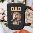 Cute Dad Of The Birthday Girl Horse Family Party Graphic Print Coffee Mug