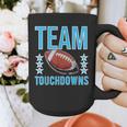 Cute Team Touchdowns Gender Reveal For Mom And Dad Graphic Print Coffee Mug