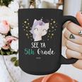 Cute Unicorn See Ya 5th Grade Graduation Shirt Graphic Print Coffee Mug