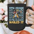 Dabbing Graduation Boy 5th Grade Nailed It Class Of 2025 Graphic Print Coffee Mug