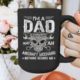 Dad Airplane Plane Aviation Aircraft Mechanic Graphic Print Coffee Mug