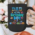 Dad Of The Birthday Boy Aquarium Sea Animals Matching Graphic Print Coffee Mug
