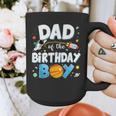 Dad Of The Birthday Boy Astronaut Family Space Planets Graphic Print Coffee Mug