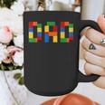 Dad Of The Birthday Boy Building Blocks Bricks Builder Graphic Print Coffee Mug