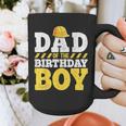 Dad Of The Birthday Boy Construction Birthday Party Hat Men Graphic Print Coffee Mug