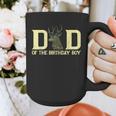 Dad Of The Birthday Boy Deer Hunter Camouflage Flag Graphic Print Coffee Mug