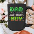Dad Of The Birthday Boy Family Gaming Pixel Birthday Party Graphic Print Coffee Mug
