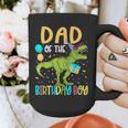 Dad Of The Birthday Boy Family Matching Dinosaur Squad Graphic Print Coffee Mug
