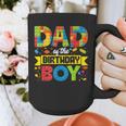 Dad Of The Birthday Boy Master Builder Kids Building Blocks Graphic Print Coffee Mug