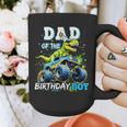 Dad Of The Birthday Boy Monster Truck Dinosaur PartyRex Graphic Print Coffee Mug