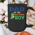 Dad Of The Birthday For Boy Saurus Rex Dinosaur Party Graphic Print Coffee Mug