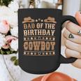 Dad Of The Birthday Cowboy Cute Western Bday Boy Birthday Graphic Print Coffee Mug