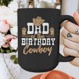 Dad Of The Birthday Cowboy Themed Birthday Boy Rodeo Cowboy Graphic Print Coffee Mug
