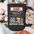 Dad Birthday Crew Movie Night Theme Matching Party Graphic Print Coffee Mug