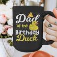Dad Of The Birthday Duck Boy Rubber Duck Birthday Girl Graphic Print Coffee Mug