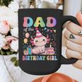 Dad Of The Birthday Girl Axolotl Bday Party Family Graphic Print Coffee Mug