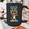 Dad Of The Birthday Girl Boy Cheetah Graphic Print Coffee Mug