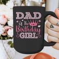 Dad Of The Birthday Girl Cute Pink Matching Family Party Graphic Print Coffee Mug