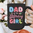 Dad Of The Birthday Girl Family Summer Beach Birthday Party Graphic Print Coffee Mug